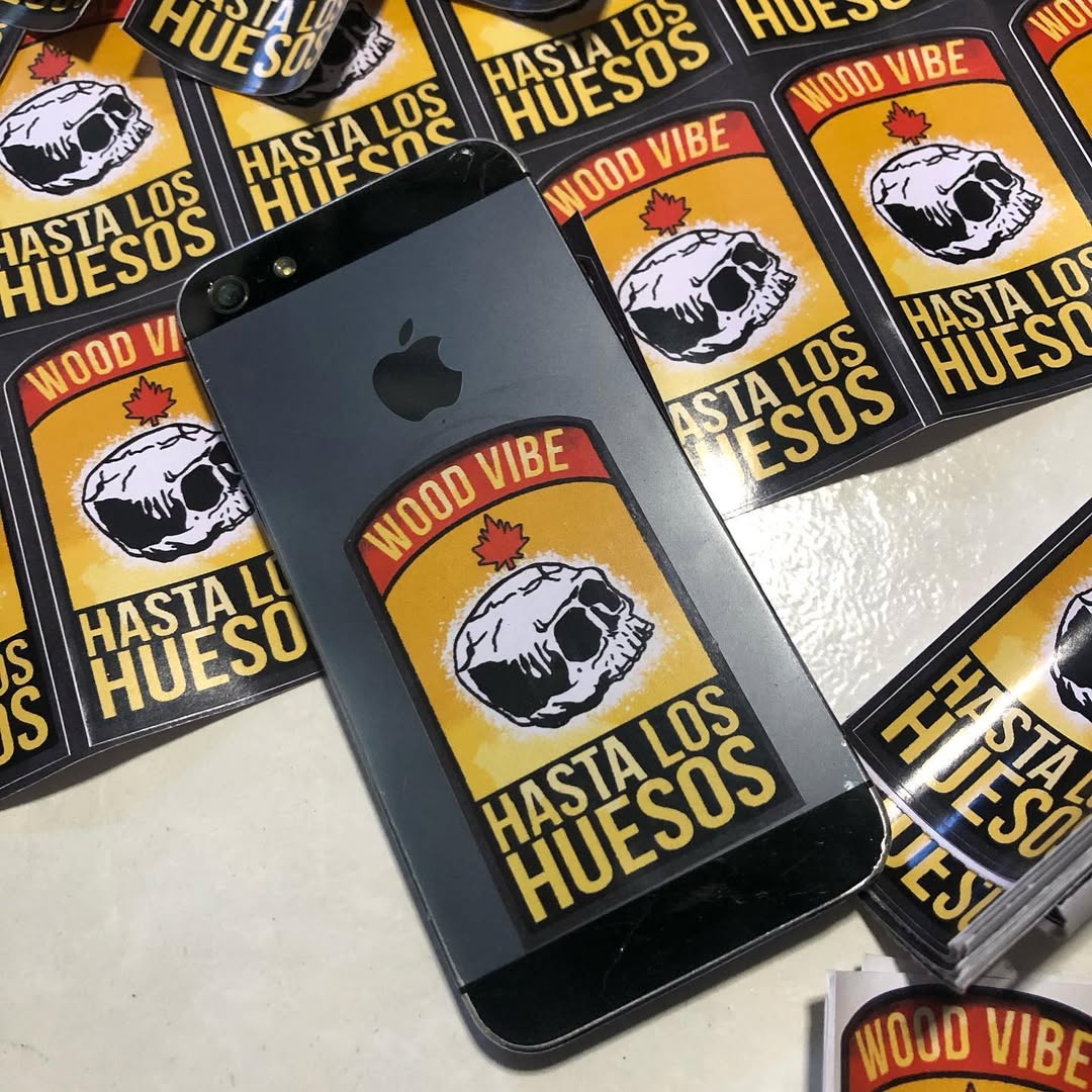 Stickers Wood Vibe